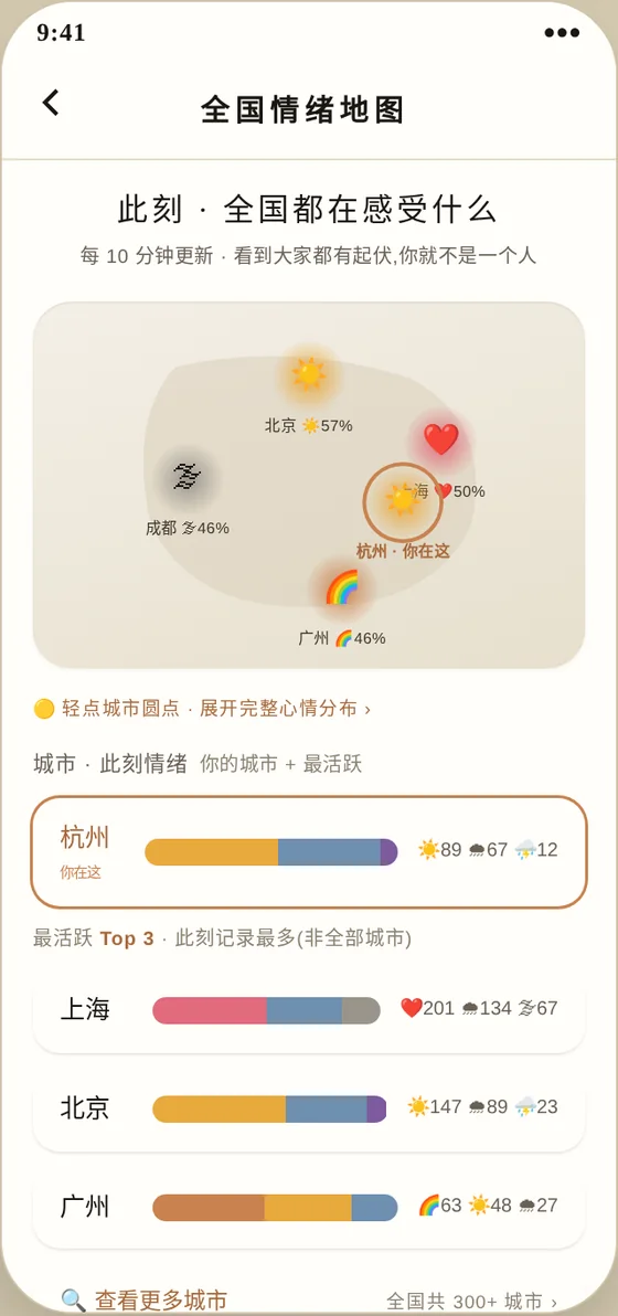 全国情绪地图
